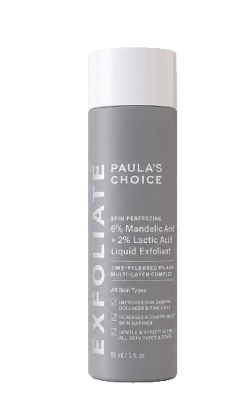 PAULA'S CHOICE 6% MANDELIC ACID + 2% LACTIC ACID LIQUID EXFOLIANT 3 OZ SEALED